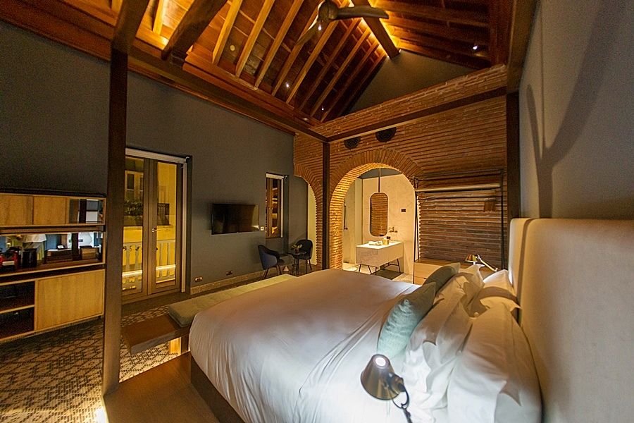 Hotel Boutique Casona Del Colegio Картахена Экстерьер фото A room at the hotel