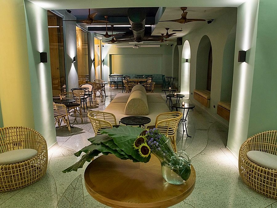 Hotel Boutique Casona Del Colegio Картахена Экстерьер фото The interior of the restaurant