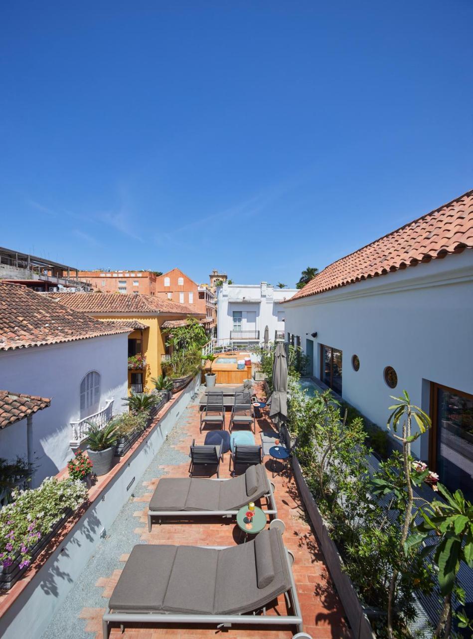 Hotel Boutique Casona Del Colegio Картахена Экстерьер фото Patio of the Casa de los Capitanes Generales