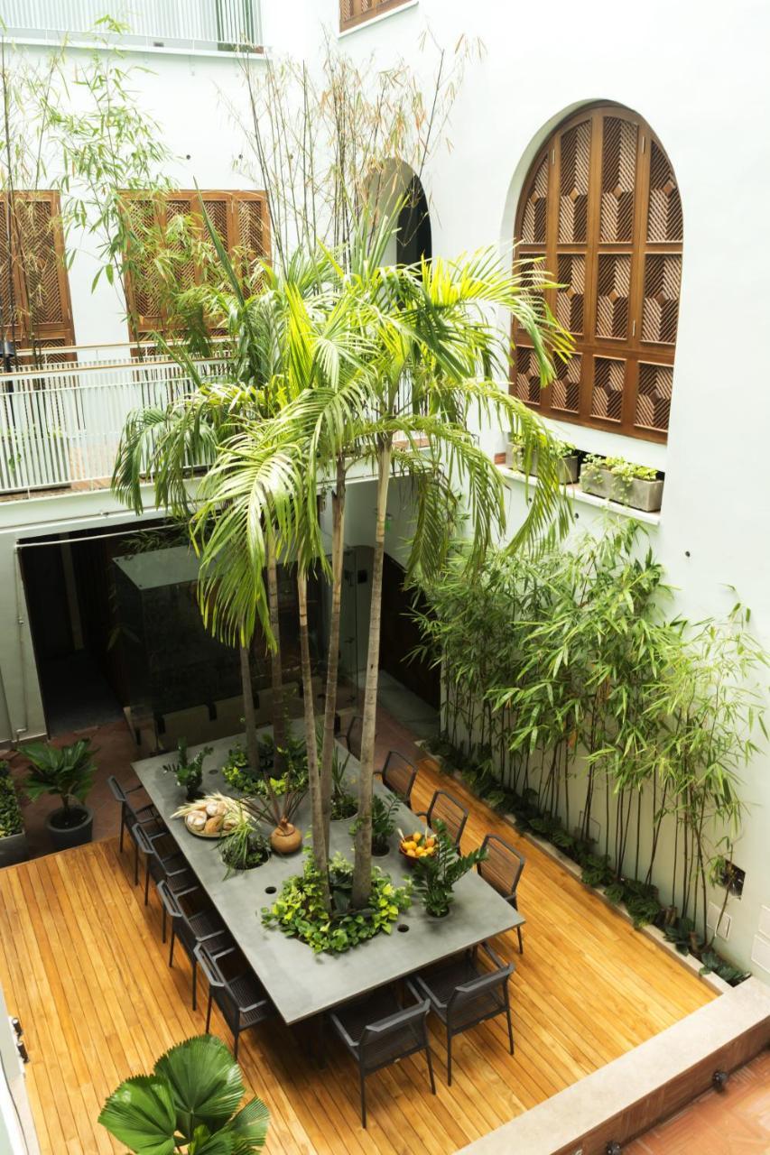 Hotel Boutique Casona Del Colegio Картахена Экстерьер фото Interior courtyard